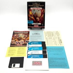 Eye of the Beholder AD&D Big Box PC Game 5.25 Floppy SSI D&D 1990 TSR